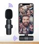 Imagem de Microfone Lapela Sem Fio P/ Android Usb Type C Profissional