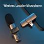 Imagem de Microfone Lapela Sem Fio Preto Wireless Bluetooth Portátil