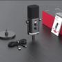 Imagem de Microfone Led Rgb Fifine Xlr Dinâmico Cardioide Com Fio Cor Preto Am8
