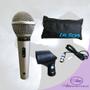 Imagem de  Microfone Leson SM58P4 Profissional Champanhe com Cabo 3 Metros