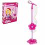 Imagem de Microfone Musical Infantil Pedestal Glam Girls 106Cm A Pilha