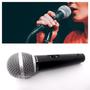 Imagem de Microfone Para Karaokê Familiar Qualidade Profissional Alta Sensibilidade WG58