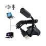 Imagem de Microfone Para Pc Usb Desktop Com Suporte e Ajuste 360 Graus