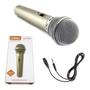 Imagem de Microfone Portátil Vocal Dinâmico para karaokê com Fio 2,5m - Lelong