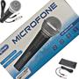 Imagem de Microfone Profissional Com Fio 5 Metros + Bag + Suporte Xlr Knup Kpm-0014