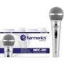 Imagem de Microfone Profissional MDC201 Dinâmico Supercardióide Prata Harmonics