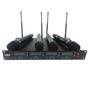Imagem de Microfone Profissional Sem Fio Uhf Wirelees 4 Bastões Le-912