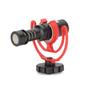 Imagem de Microfone Rode VideoMicro Compact na câmera preto