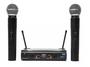 Imagem de Microfone S/ Fio Duplo Uhf50 Metros 906 110/220 Cor Preto