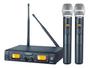 Imagem de Microfone S/ Fio Staner Uhf Duplo Mão Srw 48D / Ht48