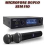 Imagem de Microfone Sem Fio Com 2 Lelong Le-907 Profissional Uhf