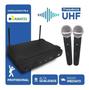 Imagem de Microfone sem fio com receptor e 2 microfones bastao pix