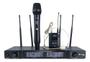 Imagem de Microfone Sem Fio De Mão + Headset Kadosh K-622c K622c Uhf Cor Preto