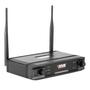 Imagem de Microfone Sem Fio Duplo De Mão Uhf Frequencia Variavel Com Auto Scan UNK-330 Novik