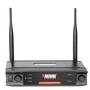 Imagem de Microfone Sem Fio Duplo De Mão Uhf Frequencia Variavel Com Auto Scan UNK-330 Novik