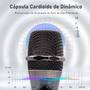 Imagem de Microfone Sem Fio Duplo Profissional Dinâmico Alta Qualidade Recarregável com Excelência sonora