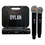 Imagem de Microfone Sem Fio Duplo UHF Dylan DW-602 MAX + Case