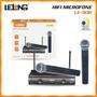 Imagem de Microfone Sem Fio Duplo Uhf Wireless Le-906 Lelong Cor Preto