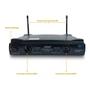 Imagem de Microfone Sem Fio Duplo Uhf Wireless Le-906 Lelong Cor Preto