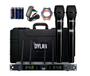 Imagem de Microfone sem fio dylan d 9500 mao duplo true diversity uhf