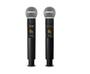 Imagem de Microfone sem fio dylan dw 602 max uhf duplo de mão