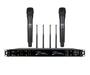Imagem de Microfone sem fio dylan qs 10/m2 mao duplo rack true  diversity