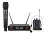 Imagem de Microfone Sem fio K402C UHF Digital Mão Head Set Lapela Kadosh