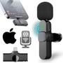Imagem de Microfone Sem Fio Lapela Conector Lightning Compatível Ios Celular Smartphone Live Gravação de Vídeo a Distância