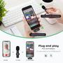Imagem de Microfone Sem Fio Lapela Conector Lightning Compatível Ios Celular Smartphone Live Gravação de Vídeo a Distância