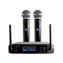 Imagem de Microfone Sem Fio Leson LS902 Duplo Plus Digital Preto