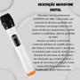 Imagem de Microfone Sem Fio Profissional Com Led Receptor/Pratiarejo