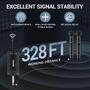 Imagem de Microfone Sem Fio TONOR TW720 - Recarregável e com Bluetooth UHF