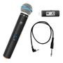 Imagem de Microfone Sem Fio Usb Multifrequência Tsi-x1 100 Canais Uhf Cor Preto