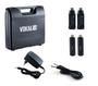 Imagem de Microfone Sem Fio Vokal Vlr 502 Duplo uhf Com baterias Lithium