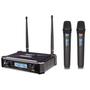 Imagem de Microfone SKP Profissional Sem Fio UHF600 Pro Duplo c/ Case
