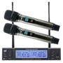 Imagem de Microfone tsi sem fio br 8000 duplo mao uhf