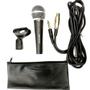 Imagem de Microfone Vocal SK-M58 Dinâmico com Cabo e Cachimbo - SKYPIX