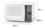 Imagem de Microondas 23 Litros 1100W 46X35X29Cm 220V - Electrolux