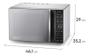 Imagem de Microondas 36 Litros 1600W 52X42X32Cm 127V Inox - Electrolux