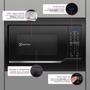 Imagem de Microondas de Embutir Electrolux 34L ME3EP Autolimpante com Painel Blue Touch Preto 220V