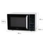 Imagem de Microondas Midea Branco/Preto 35L 127V