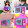 Imagem de Microondas Usual Brinquedos com Luz a Som - Azul/rosa