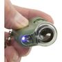Imagem de Microscópio Chaveiro com Luz LED e UV, Zoom de 20x Verde