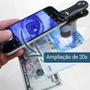 Imagem de Microscopio de Bolso com Luz Led e Adaptador para Smartphone - Carson