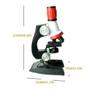 Imagem de Microscópio de ciências da vida das crianças 1200x Zoom Brinquedo Educacional para 