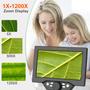 Imagem de Microscópio Digital Koolertron com Tela LCD de 7" - 12MP e Ampliação de 1-1200X