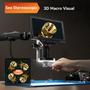 Imagem de Microscópio Elikliv EM3K-3D Max 3D Digital com lente magnética