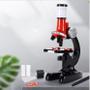 Imagem de Microscópio infantil, brinquedo científico, kit de experimento biológico (1200x)