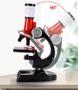 Imagem de Microscópio infantil, brinquedo científico, kit de experimento biológico (1200x)