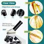 Imagem de Microscópio Monocular Composto MAXLAPTER 100X-2000X com Lâminas